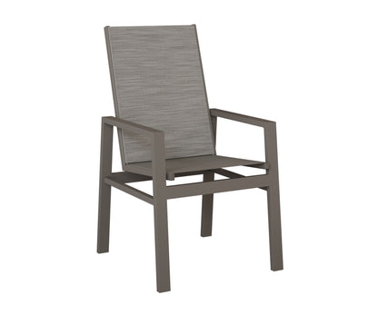 Vida High Back Padded Sling Dining Chair