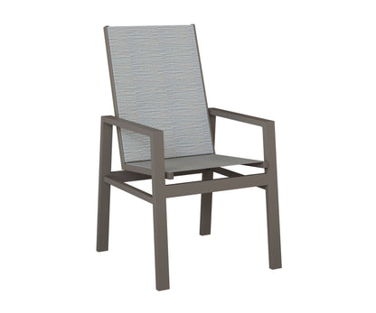Vida High Back Padded Sling Dining Chair