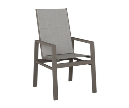 Vida High Back Padded Sling Dining Chair