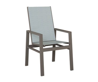 Vida High Back Padded Sling Dining Chair