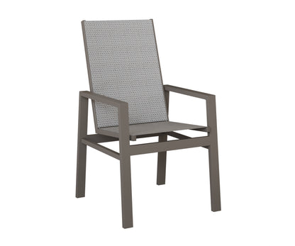 Vida High Back Padded Sling Dining Chair