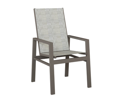 Vida High Back Padded Sling Dining Chair