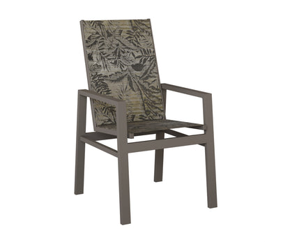 Vida High Back Padded Sling Dining Chair