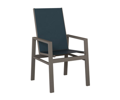 Vida High Back Padded Sling Dining Chair