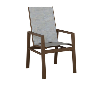 Vida High Back Padded Sling Dining Chair