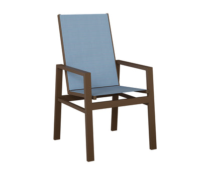 Vida High Back Padded Sling Dining Chair