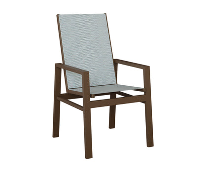 Vida High Back Padded Sling Dining Chair