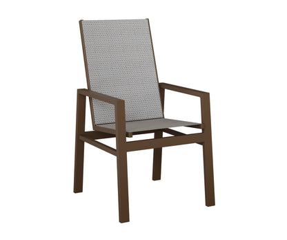 Vida High Back Padded Sling Dining Chair