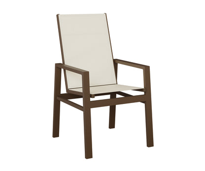 Vida High Back Padded Sling Dining Chair