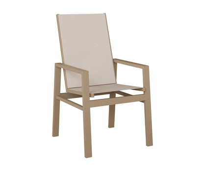 Vida High Back Padded Sling Dining Chair