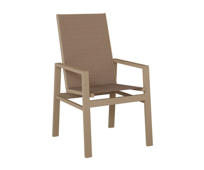 Vida High Back Padded Sling Dining Chair