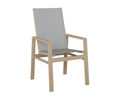 Vida High Back Padded Sling Dining Chair