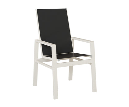 Vida High Back Padded Sling Dining Chair