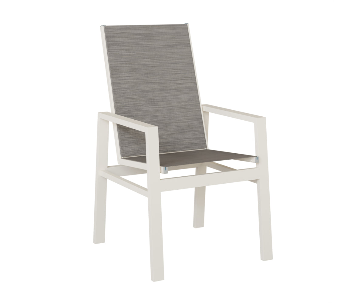 Vida High Back Padded Sling Dining Chair