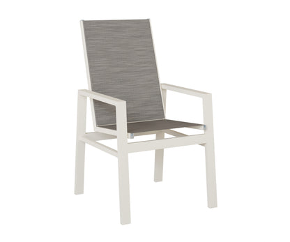 Vida High Back Padded Sling Dining Chair