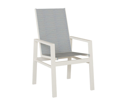 Vida High Back Padded Sling Dining Chair
