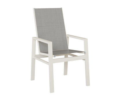 Vida High Back Padded Sling Dining Chair