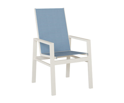 Vida High Back Padded Sling Dining Chair