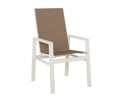 Vida High Back Padded Sling Dining Chair