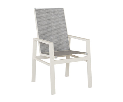 Vida High Back Padded Sling Dining Chair