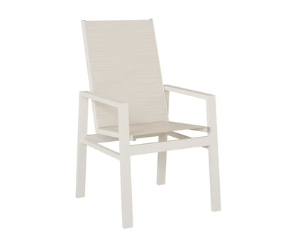 Vida High Back Padded Sling Dining Chair
