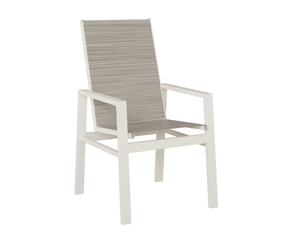 Vida High Back Padded Sling Dining Chair