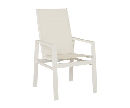 Vida High Back Padded Sling Dining Chair