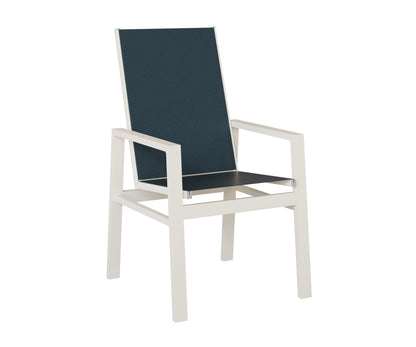 Vida High Back Padded Sling Dining Chair