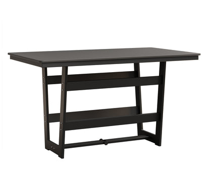 Hudson 40" x 70" Rectangle Table Hammered Top Bar Height