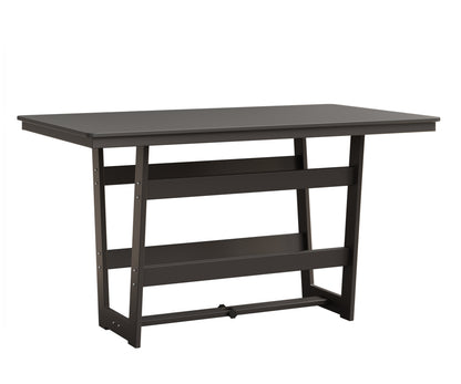 Hudson 40" x 70" Rectangle Table Hammered Top Bar Height