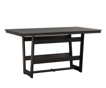 Hudson 40" x 70" Rectangle Table Hammered Top Counter Height