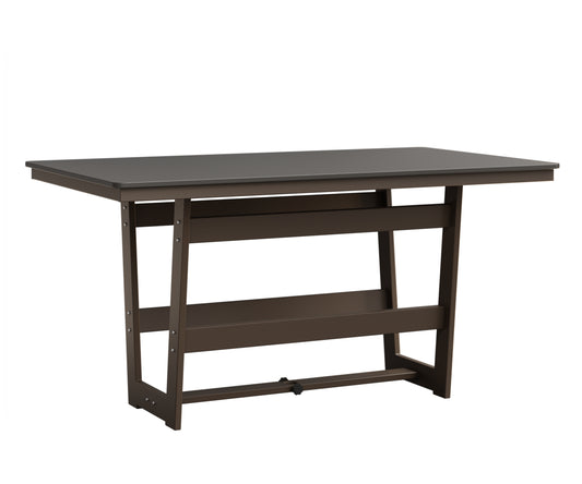 Hudson 40" x 70" Rectangle Table Hammered Top Dining Height