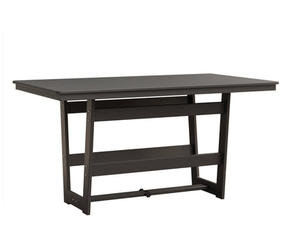 Hudson 40" x 70" Rectangle Table Hammered Top Counter Height