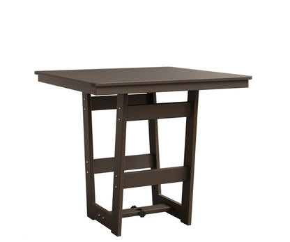 Hudson 40" Square Table Hammered Top Dining Height