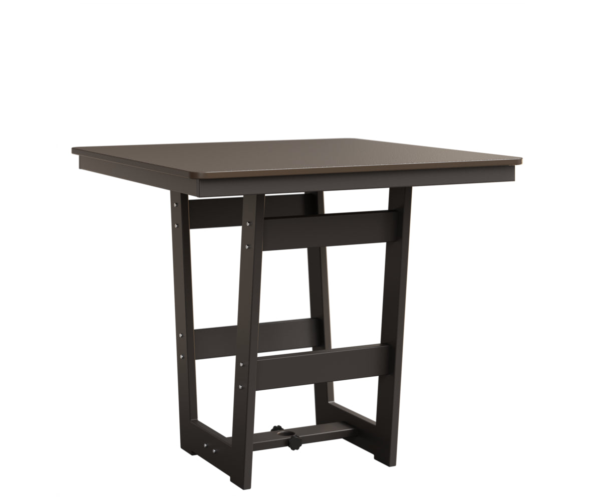Hudson 40" Square Table Hammered Top Dining Height
