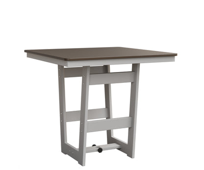 Hudson 40" Square Table Hammered Top Bar Height