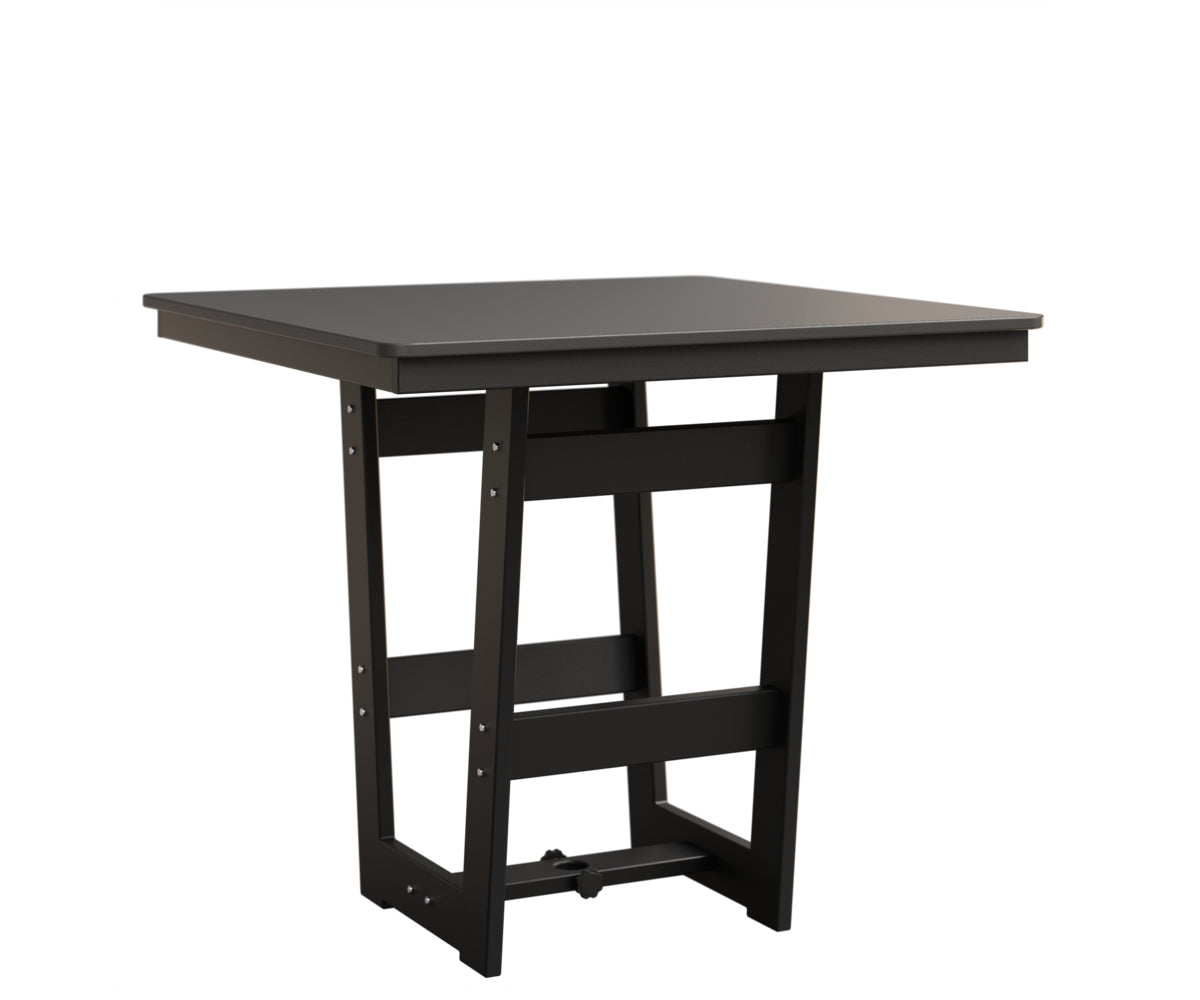 Hudson 40" Square Table Hammered Top Dining Height