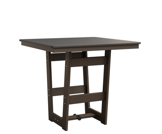 Hudson 40" Square Table Hammered Top Counter Height