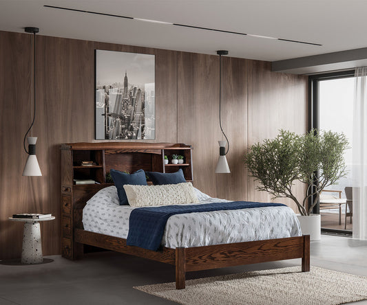 SFC Amish Bookcase Bed