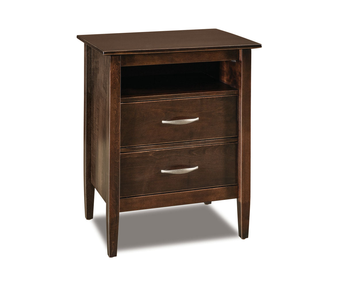 SFC Amish Imperial Two Drawer Nightstand w/Opening
