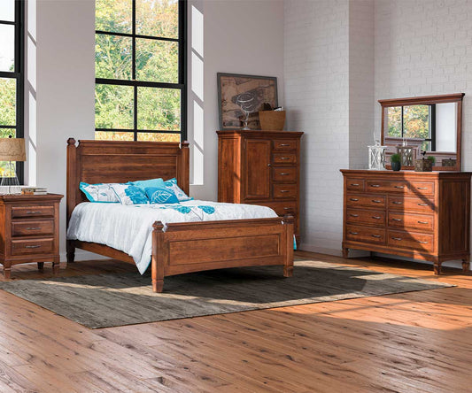 SFC Amish Irvington Panel Bed