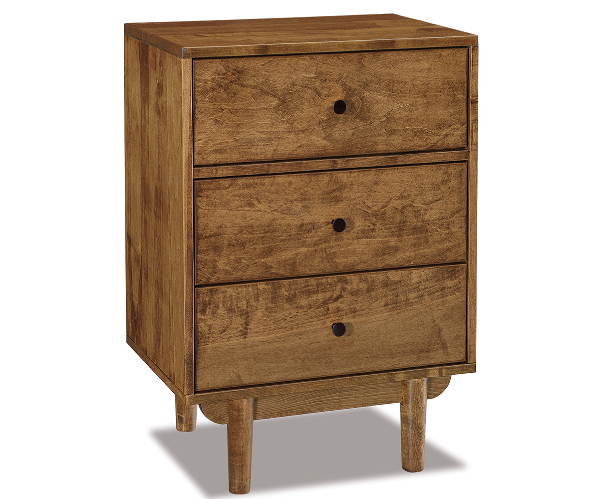 SFC Amish Baymont Three Drawer Nightstand