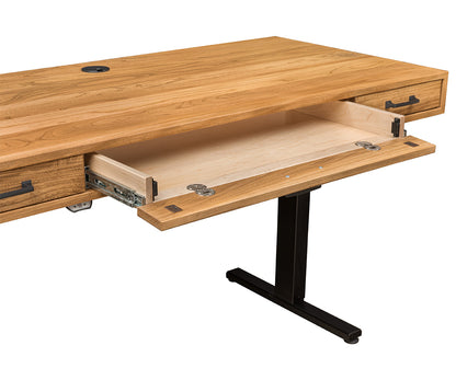 SFC Amish Bordeaux Lift Desk