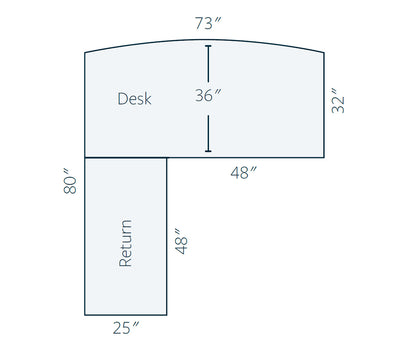 SFC Amish Berkley L Desk