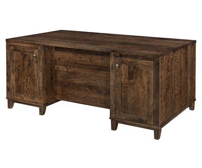 SFC Amish Integra Executive Desk w/Full Drawer Pedestal