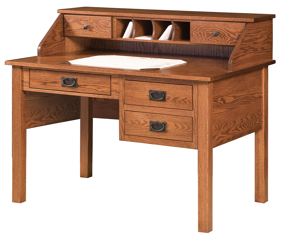 SFC Amish Mission Desk with Paymaster Hutch