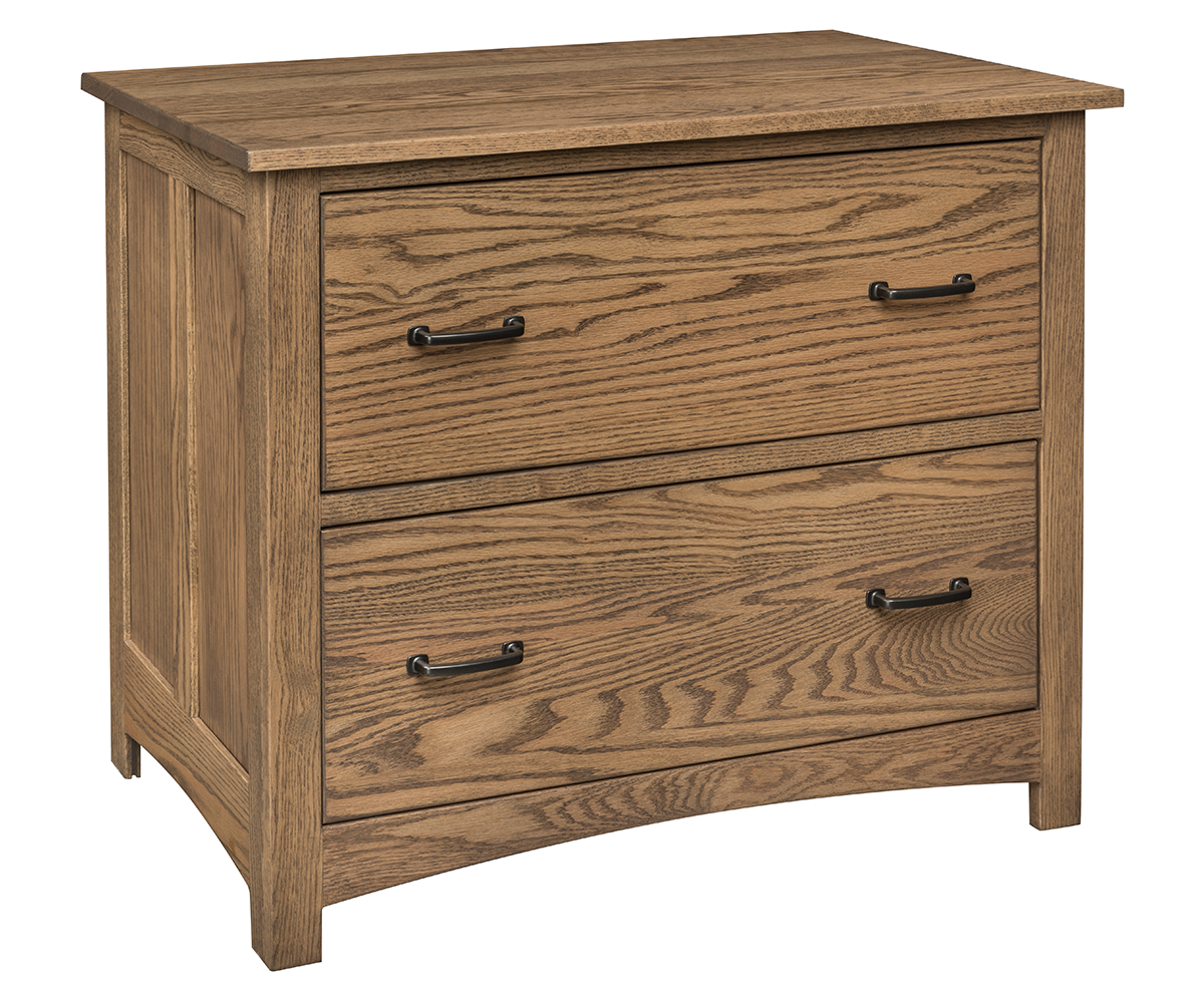 SFC Amish Oakridge 2 Drawer Lateral File Cabinet