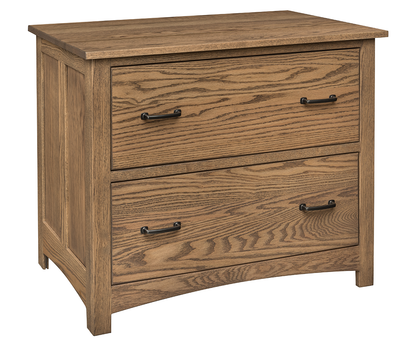 SFC Amish Oakridge 2 Drawer Lateral File Cabinet