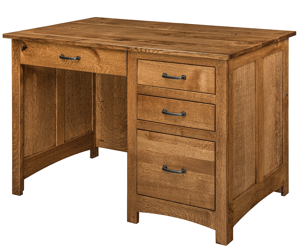 SFC Amish Oakridge Single Pedestal Desk