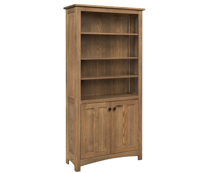 SFC Amish Oakridge Bookcase with Doors